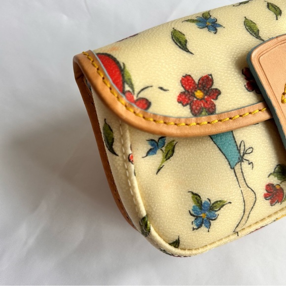 Dooney & Bourke Sailor Tattoo Girl Wristlet Y2K Rare Vintage - Picture 5 of 10